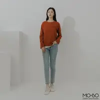 在飛比找momo購物網優惠-【MO-BO】MIT有機棉仿兩件式上衣(上衣)