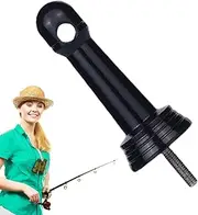 Spinning Reel Balance, Aluminum Alloy Fishing Reel Holder Stand | Portable Handle Stabilizer Rolling Reel Balancer allows you to easily hang the hook on your device without worrying about pricking