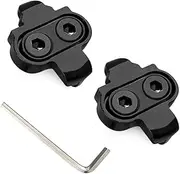 Bike Cleats, Steel Mountain Bicycle Cleats Cycling Set Compatible with Shimano SPD SM-SH51- Spinning, Look X-Track Pedal System, for Spinning, Indoor Cycling and Mountain Biking