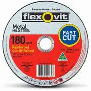 FLEXOVIT 180 x 2.5mm Metal Cut Off Disc 66252841566