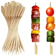 8 Inch Bamboo Skewers 200 PCS Kabob Skewers Grilling Bamboo Sticks for Fruit ...