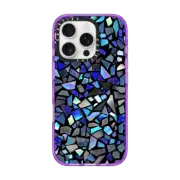 iPhone 16 Pro Impact Case MagSafe Compatible Deep Blue Crystal