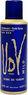 Ulric De Varens UDV Deoderant Body Spray Wild 200ml