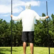 Tent Pole Tarp Pole 3M Carbon Fiber Lightweight Portable Support Pole for
