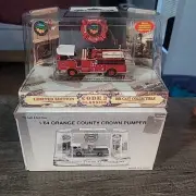 CODE 3 ORANGE COUNTY FIRE CROWN PUMPER FIRE ENGINE 1:64 LIMITED EDITION 12954
