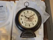 HARLEY-DAVIDSON MOTORCYCLES BULOVA QUARTZ 2002 CLOCK Brand New