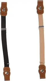 [FOMIYES] 2Pcs Elastic Stretchy Waist Belt No Buckle Design for Boys and Comfortable and Lightweight for Jeans and Casual Wear