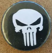 Punisher Skull Back Badge Marvel Frank Castle *