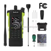 HAMGEEK APX-8000 12W Dual Band Radio VHF UHF Transceiver Dual PTT w/ Microphone