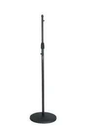 Gator Frameworks Microphone Stand with 12" Weighted Base, Soft Grip Twist Clutch