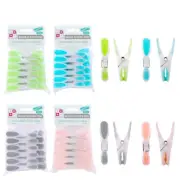 48Pcs Plastic Laundry Clothes Pegs Hanging Clips Pins Windproof Clamps 8.3x1.7cm
