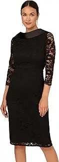 [Adrianna Papell] Women's Roll Neck Sheath Dress
