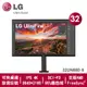 LG 32型 UHD 4K Ergo IPS 高畫質編輯螢幕 32UN880-B