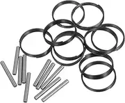 10 Set Electric Wrench Apron 1/2 Inch Wrench Retainer Rings Impact Wrench Replacement Parts Impact Wrench Repair Parts Electric Wrench Repair Parts Electric Wrench Repair Kit Steel