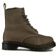 Dr Martens Womens 1460 Serena Ankle Boots Grey