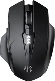INPHIC Bluetooth Mouse, [Upgraded] Multi-Device Silent Rechargeable Bluetooth Wireless Mouse (Tri-Mode: BT 5.0/4.0+2.4G), 1600DPI Ergonomic Portable Mouse for Laptop PC Computer Mac, Black