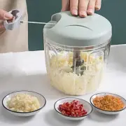 Meat Garlic Chopper Crusher Mini Food Grinder Vegetable Fruit Manual Mincer