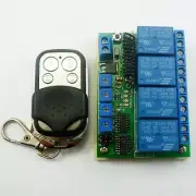 12V 4CH MultiFunction Wireless remote RF Delay Time Timer Switch Relay 433MHZ