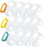 Zerodeko 3pcs Storage Rack Beverage Refrigerators Soda Rack Refrigerator Beverage Holder Fridge Organizer Drinks Fridge Drink Can Holder Fridge Can Rack Bottle Can Stacker Kitchen Plastic