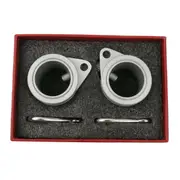 2pcs Aluminum Flag Pole Mounting Rings Anti Wrap 360? Rotatable Ring 1 in.
