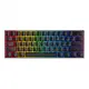 【FANTECH】 MAXFIT61 60%可換軸體RGB 青軸 機械式鍵盤(MK857) 黑色