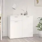 vidaXL Sideboard White 80x36x75 cm Engineered Wood STP