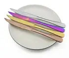 Steak Knife Slicer Cutter Meat Beef Dessert Dinnerware Stainless Steel Utensil S