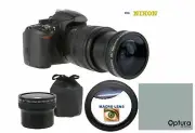 55MM DEDICATED FISHEYE WIDE ANGLE MACRO LENS FOR NIKON D3400 D3500 D5600 D3300