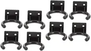 TOGEVAL 4pcs Microphone Holder Wall Mount Mic Hanger for Ktv Family Hotel Conference Rooms Lightweight Storage Stand Compatible with Microphones