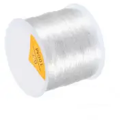 109Yard Stretchy Bracelet String 0.7mm Elastic Crystal String Bead Cord White