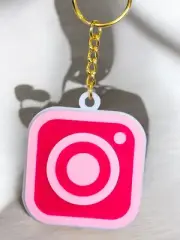 NFC Tag Personalised Social Media DIGITAL Keyring Digital Business Keychain