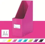 Leitz Magazine File, A4, Click and Store Range 60470023 - Pink