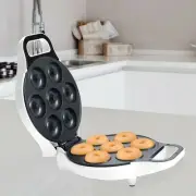 Electric Mini Donut Maker 7 Two-Inch Donuts Non Stick, No Oil or Frying 4 Min.