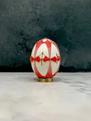 One-of-a-Kind Hand-Stitched Art Egg – Real Hollow Shell, Luxury Collectible