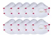 Milwaukee 48734014 - Disposable Valved Respirators N95 - 10 Pack