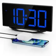 Loud Digital Alarm Clock for Bedroom,Bedside Dual Alarm Clock for Heavy Sleep...