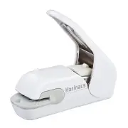 Kokuyo Stapleless Stapler, Harinacs Press, Holeless for 5 Sheets Binding (Whi...