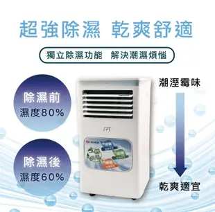 《三禾影》SPT 尚朋堂 SCL-X1 移動式冷氣/除濕機/送風複合機 10000BTU/hr【壓縮機五年保固】