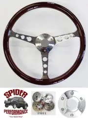 1978-1991 Econoline van wood steering wheel 15" GRAND TOURING (for: Ford)