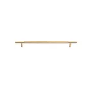 Charmian Knurled Cabinet Drawer Handle - 280mm - Brushed Brass