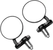 Motorcycle Mirrors 3 Inch Round Folding Bar End Side Mirror Harley Davidson