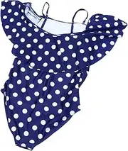 BUGUUYO Maternity Swimwear Women Tummy Control Bikini High Waisted Swimsuit for Pregnant Women