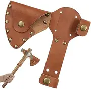 Hatchet Sheath, Faux Tomahawk Head Leather Holster, Camping Axe Blade, Tomahawk Head Holster, Hatchet Protector, Protective Case for Outdoor