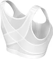 [hahahhh] Goldies Bra for Seniors, Women Front Closure Back Support Posture Corrector Bra