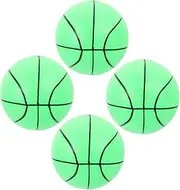 OFFIGAM Inflatable Glow-in-The-Dark Basketball Toy Small 15cm Ball for Boys and Girls PVC Material Ideal for Beach Pool Pe Class
