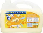 Fluffy Regular Liquid Fabric Softener Conditioner, 5L, Summer Breeze, Long Lasting Freshness