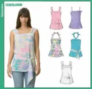New Look 6679 Misses Halter Tops Sizes 6 to 16 Sewing Pattern