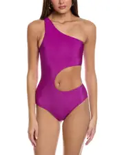 Zadig & Voltaire Crinkle One-Shoulder One-Piece