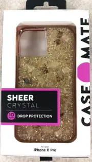 Case-Mate Clear Sheer Crystal Twinkle Case for iPhone 11 Pro (5.8") Rose