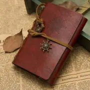 [JB] Vintage Diary Exercise Book Leather Cover Travel Plan Pocket Notebook